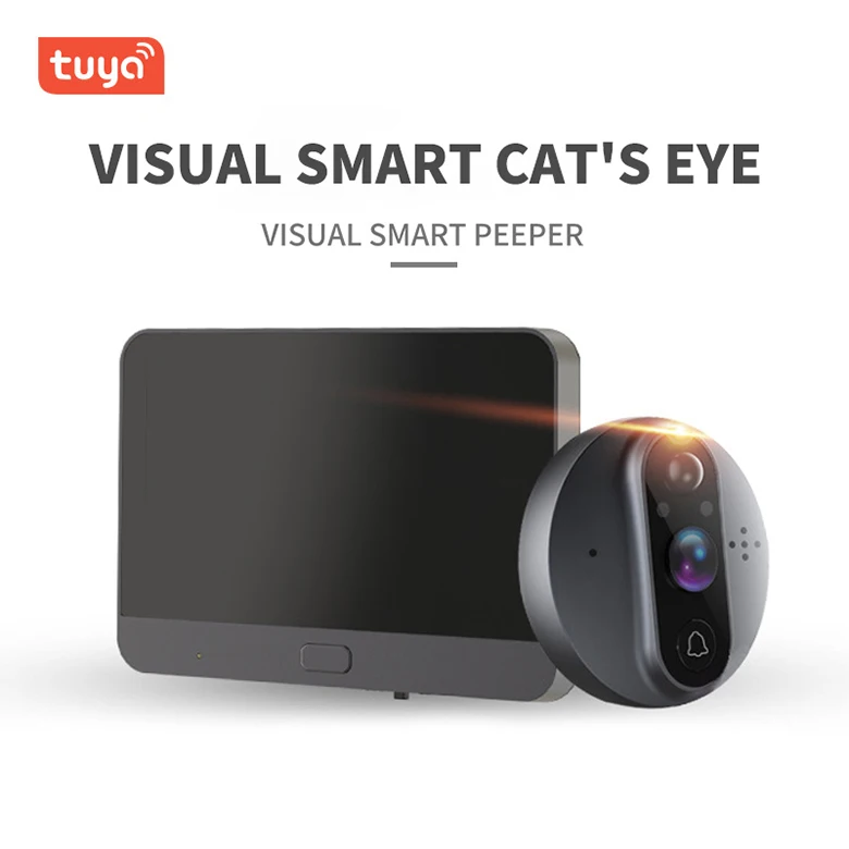 Visitor Door Bell Face Detection Door Bell Camera Wifi Hd Video Doorbell Remote Door Bell