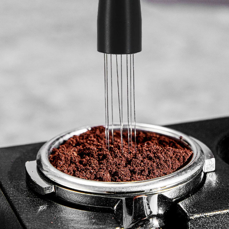 Classical Espresso Coffee Stirrer Distribution Tool 8 Needles Distributor Coffee Stirrer for Barista Tools