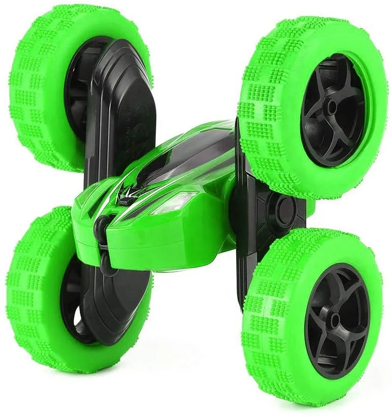 Gutsbox Upgraded 4WD 2.4Ghz Remote Control Car Double Sided Rotating Vehicles 360 Flips RC Cars Stunt Car Toy for Boys and Girls