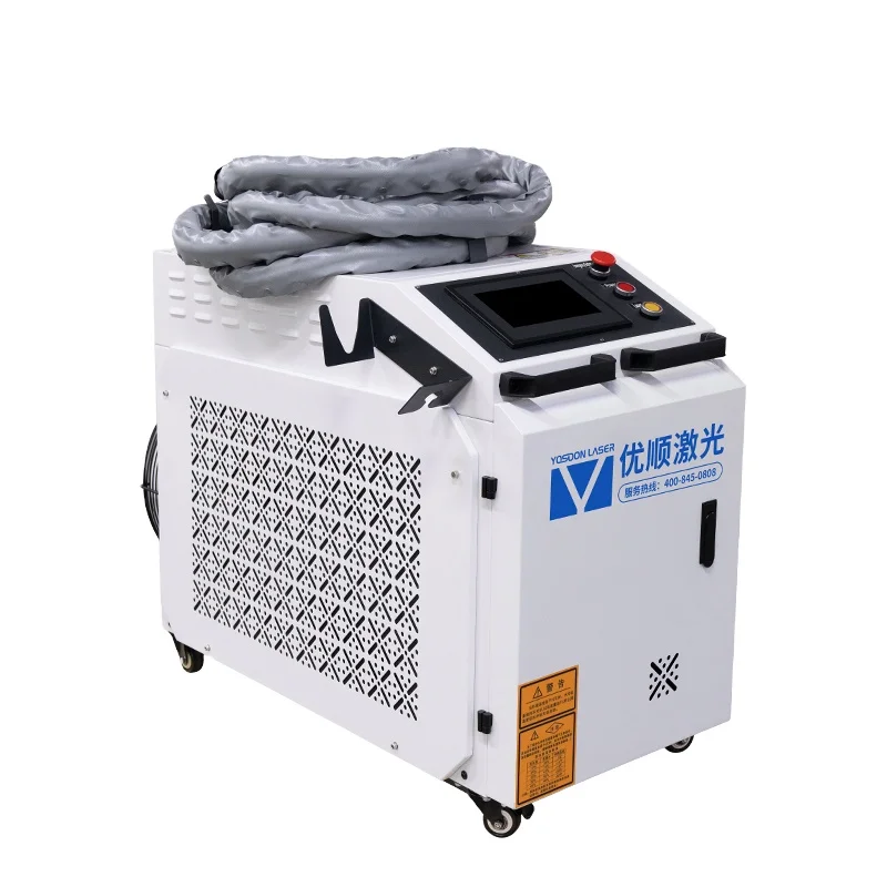 High precision Industrial Fiber Laser cleaning rust Paint Coating Corrosion removal Pulsed Laser cleaning equipment