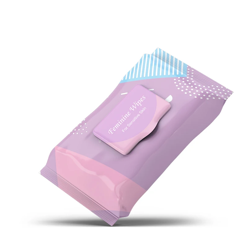 Extra Thick Feminine Hygiene Outdoor Wet Wipes for Woman