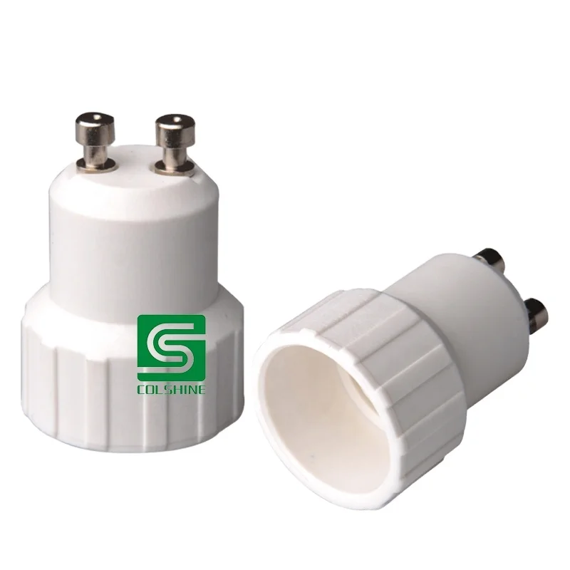 GU10 to E14 White Light Adapter High Quality Bulb Socket