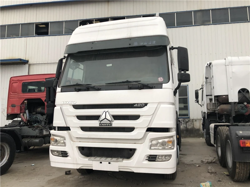 10 tires sinotruk benz actros volvo 6*4 truck 6x4 diesel used tractor head