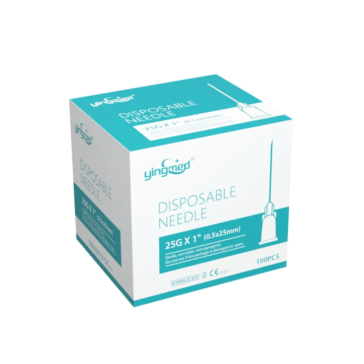 18G 20G 21G 22G 23G 24G 25G 26G 27G 28G 29G 30G Disposable Medical Syringe Needle Stainless Steel Hypodermic  Injection Needle