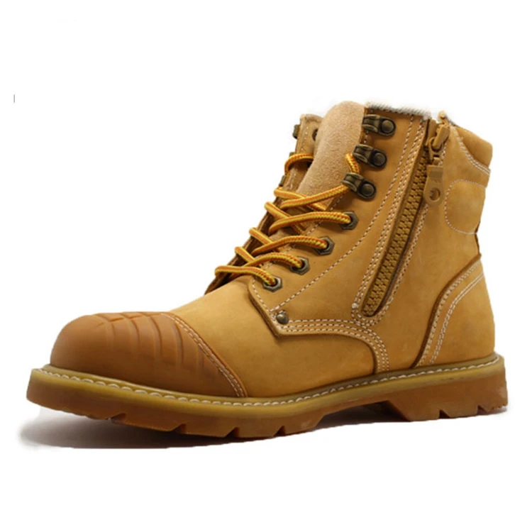 Camel Nubuck Leather Upper Matel Free Toecap Work Shoes S3