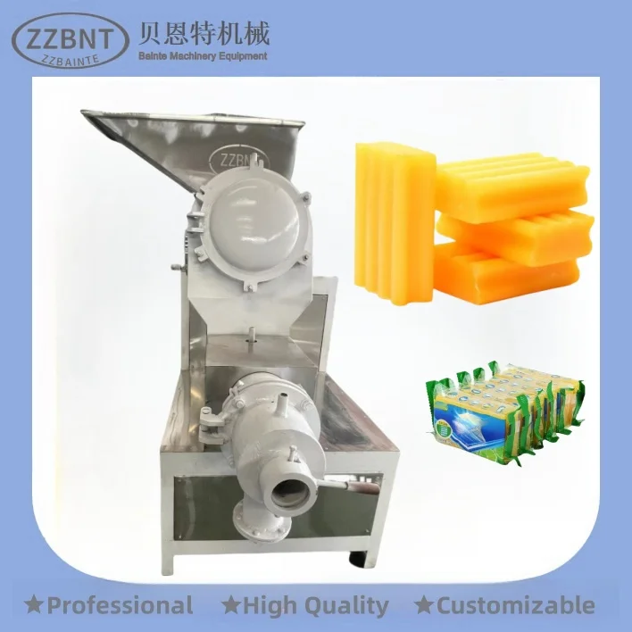 ZZBNT Machines To Make Soap Bar Automatic Production Line Toilet Bar Soap Plodder Making Machine Other Chemical Equipment