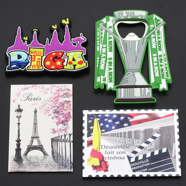 Promotional Souvenir Country Blank Rubber Customized 3D Magnet Fridge Custom PVC Fridge Magnet Custom