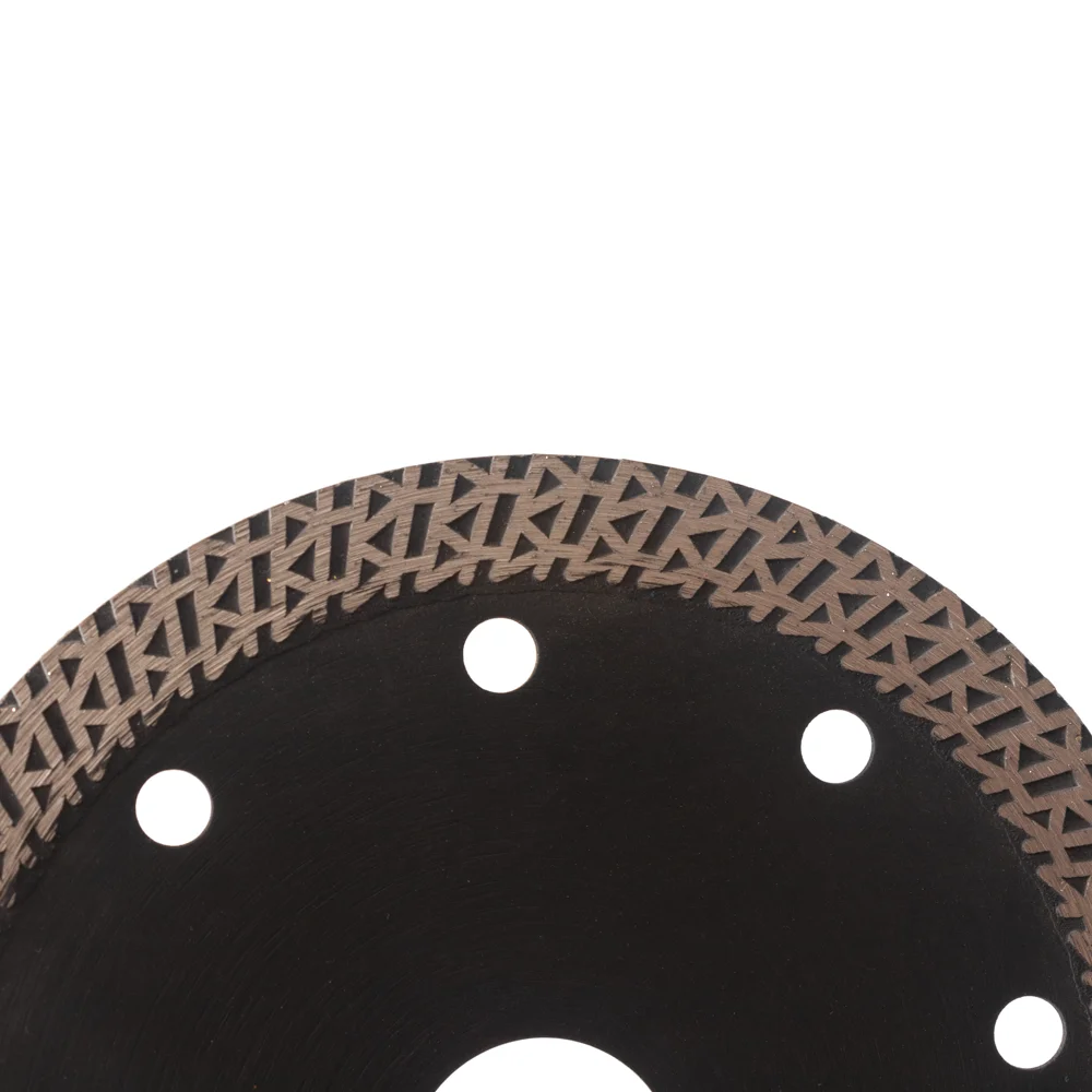 Factory supply 4.5inch115mm 65Mn+diamond hot press super thin K-turbo diamond saw blade cutting disc for tiles ceramic porcelain