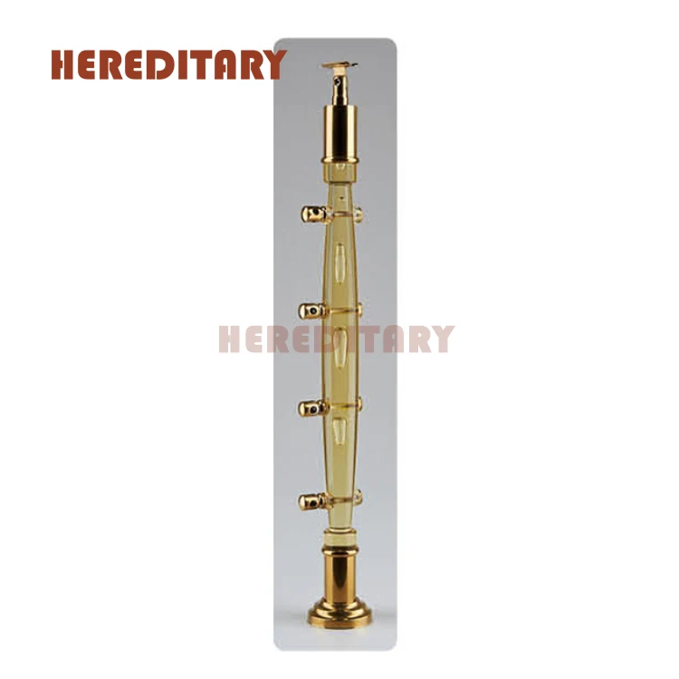 acrylic railing stairs/clear acrylic handrail/acrylic master pillar for stair