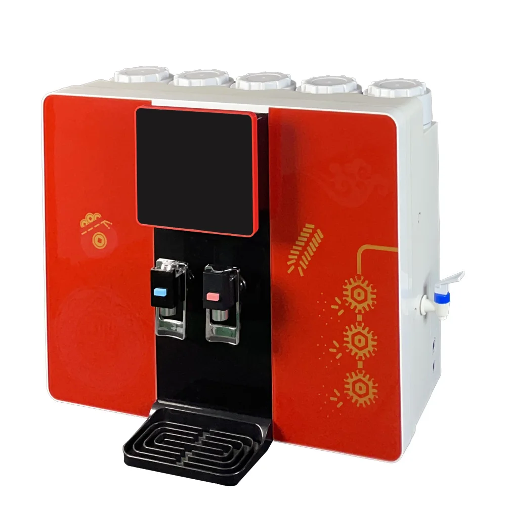 pure ro reverse osmosis water filter hot and cold pure drinking water counter top water filter machine