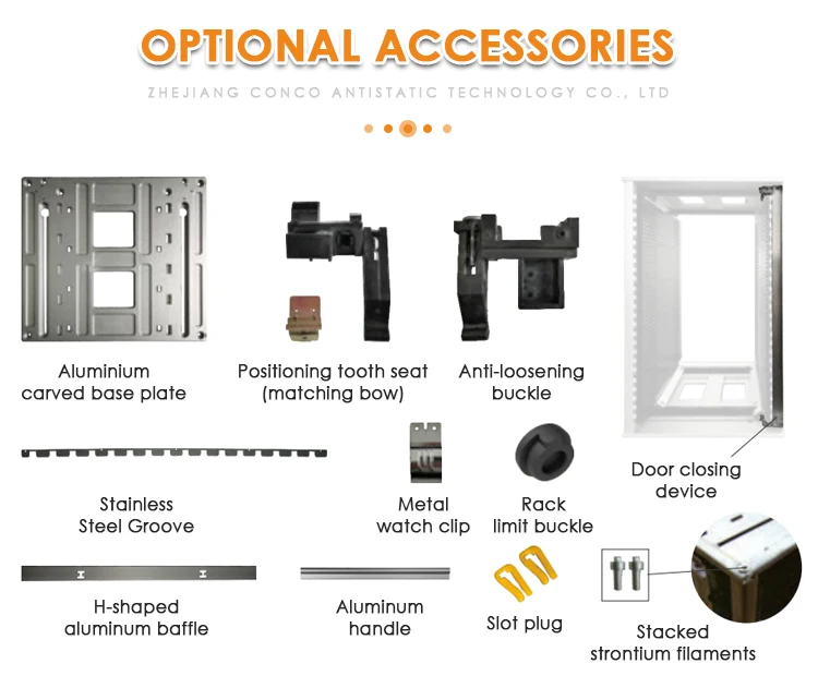 Wholesale Antistatic SMT ESD PCB Gear Track Adjustment Storage Magazine Rack