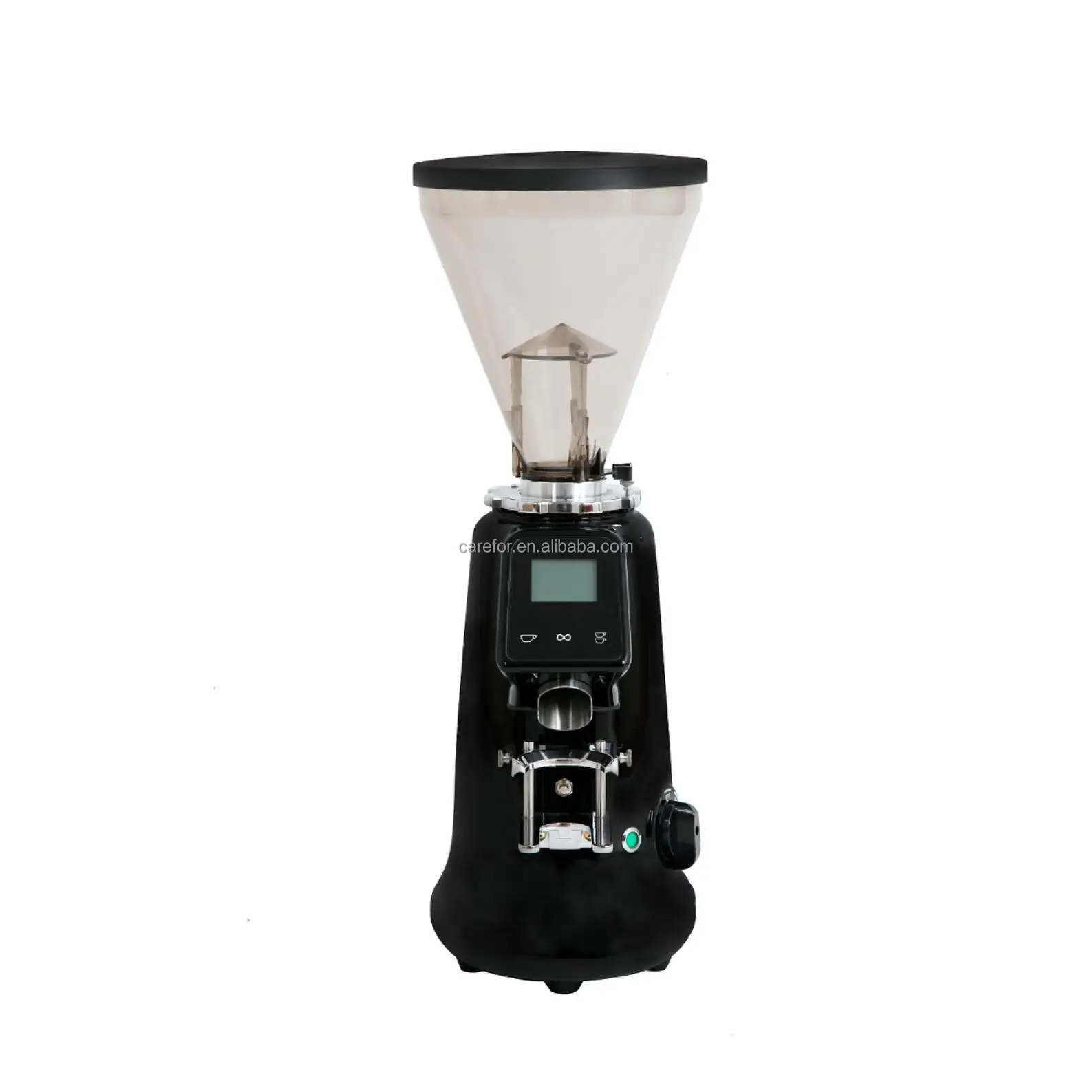 Professional Stainless Steel Espresso Porta-Filter Holders Machine Grinding Setting Electric Burr Conical Coffee Bean Grinders