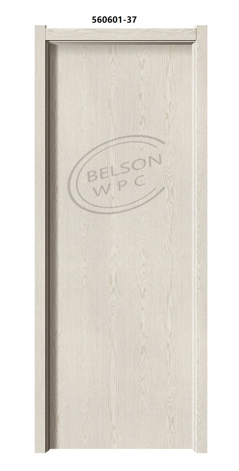 China Manufacturer  Wood plastic Door  Customized Size Soundproof WPC Door in Room