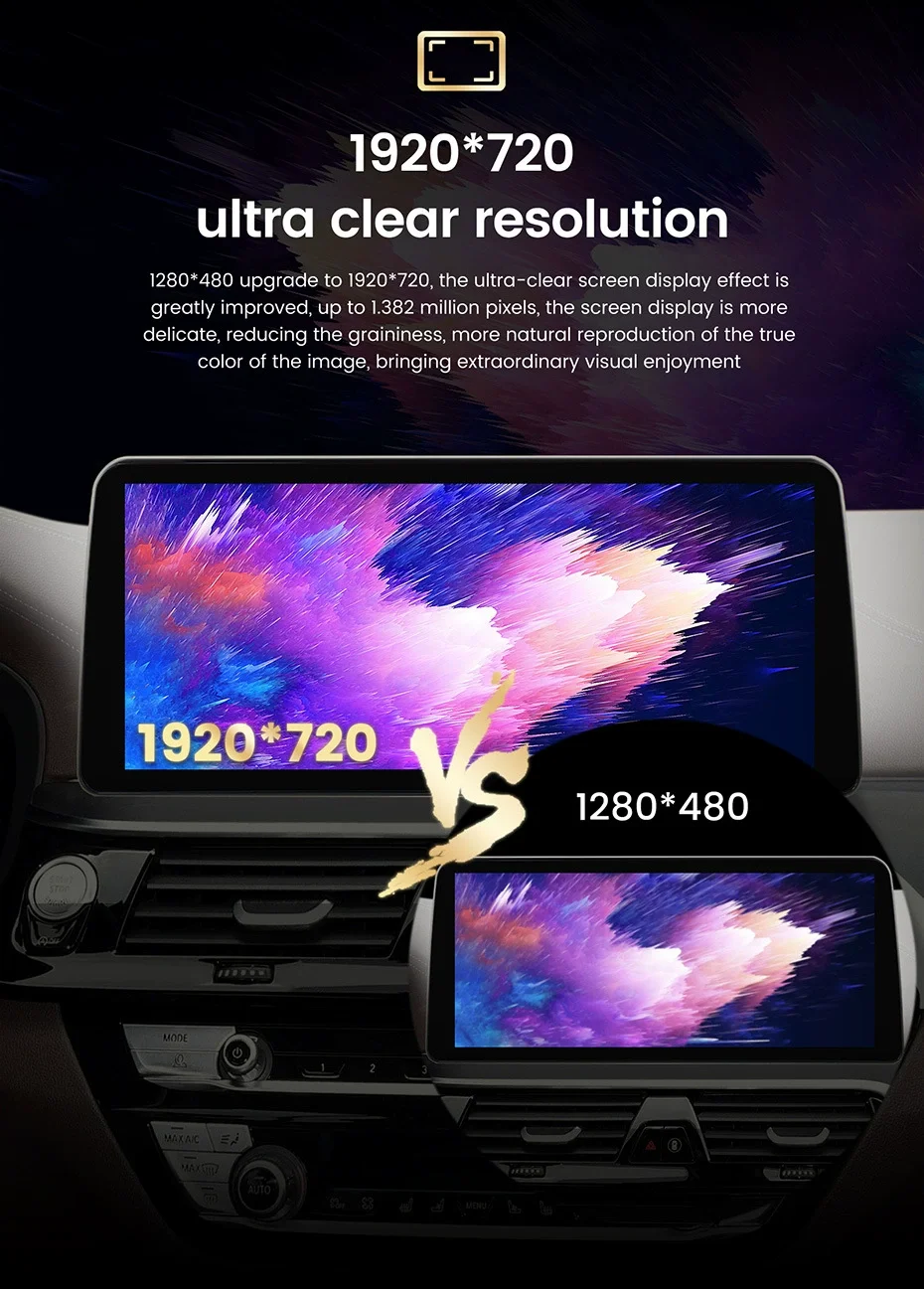 12.3 Inch Android Car Stereo Wireless Carplay Adapter Touch Screen for BMW 2 Series 2018 Android Car Stereo Touch Screen