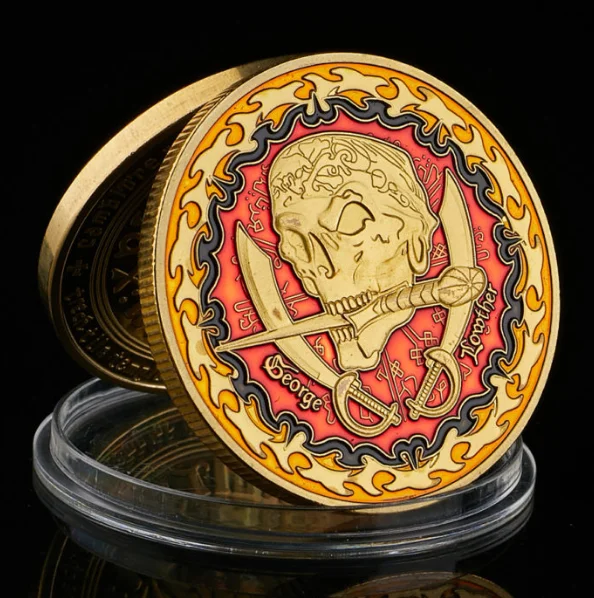 High quality  Gift Personalized custom Logo Metal Gold Custom Challenge Coins