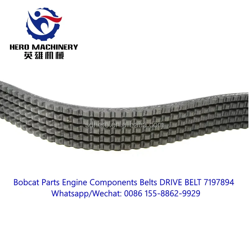 Оригинальные детали Bobcat 7197894 компоненты двигателя ремни приводной ремень Whatsapp/Wechat: 0086 155-8862-9929