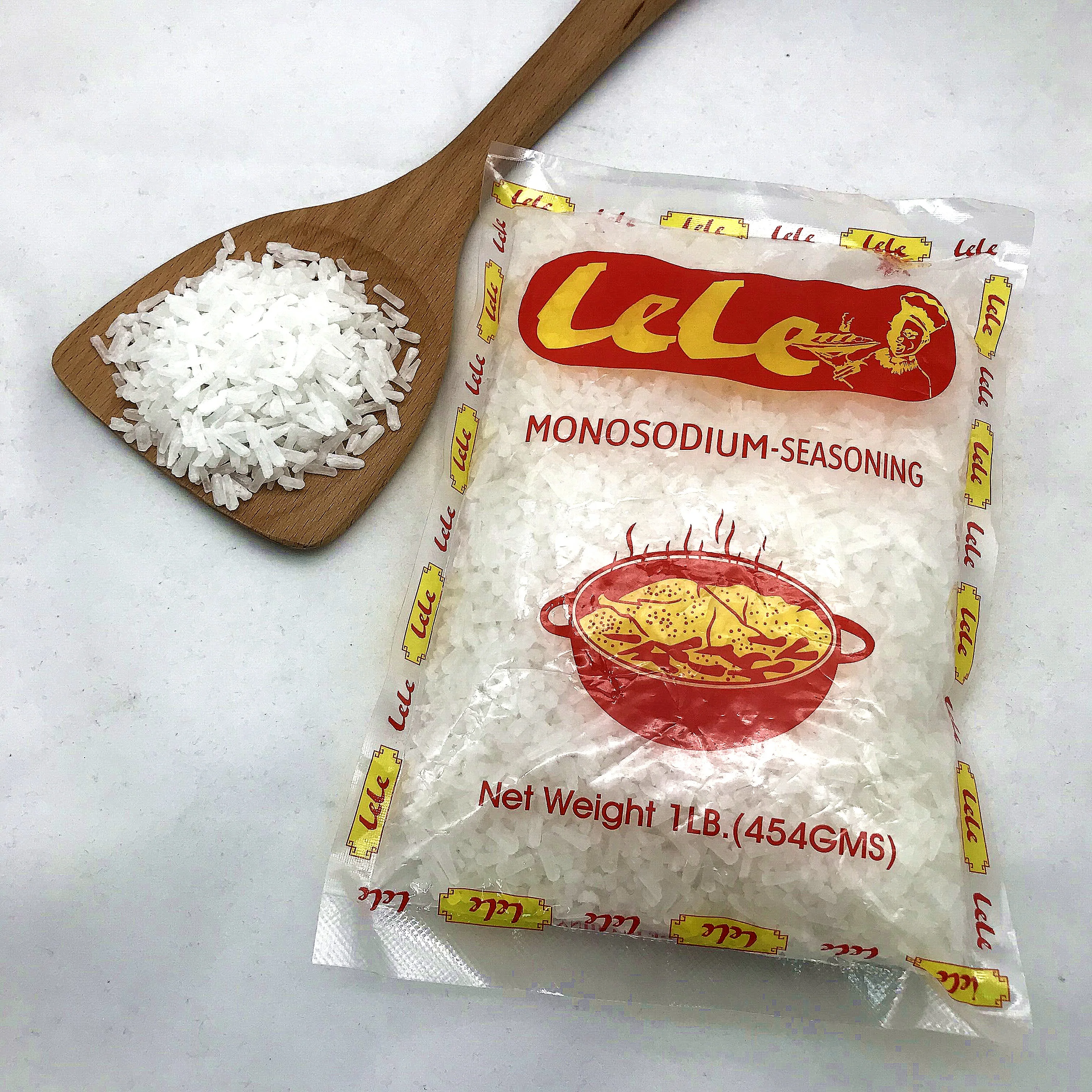 Chinese Seasoning 30 40 60 Mesh White Crystal MSG Powder China Salt In 227g 250g 454g For Africa Halal Muslim Cooking