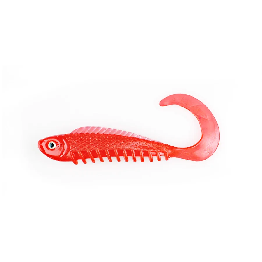 
wholesale Freshwater soft lure fish earthworm soft bait 6.5g 10cm artificial shrimp 