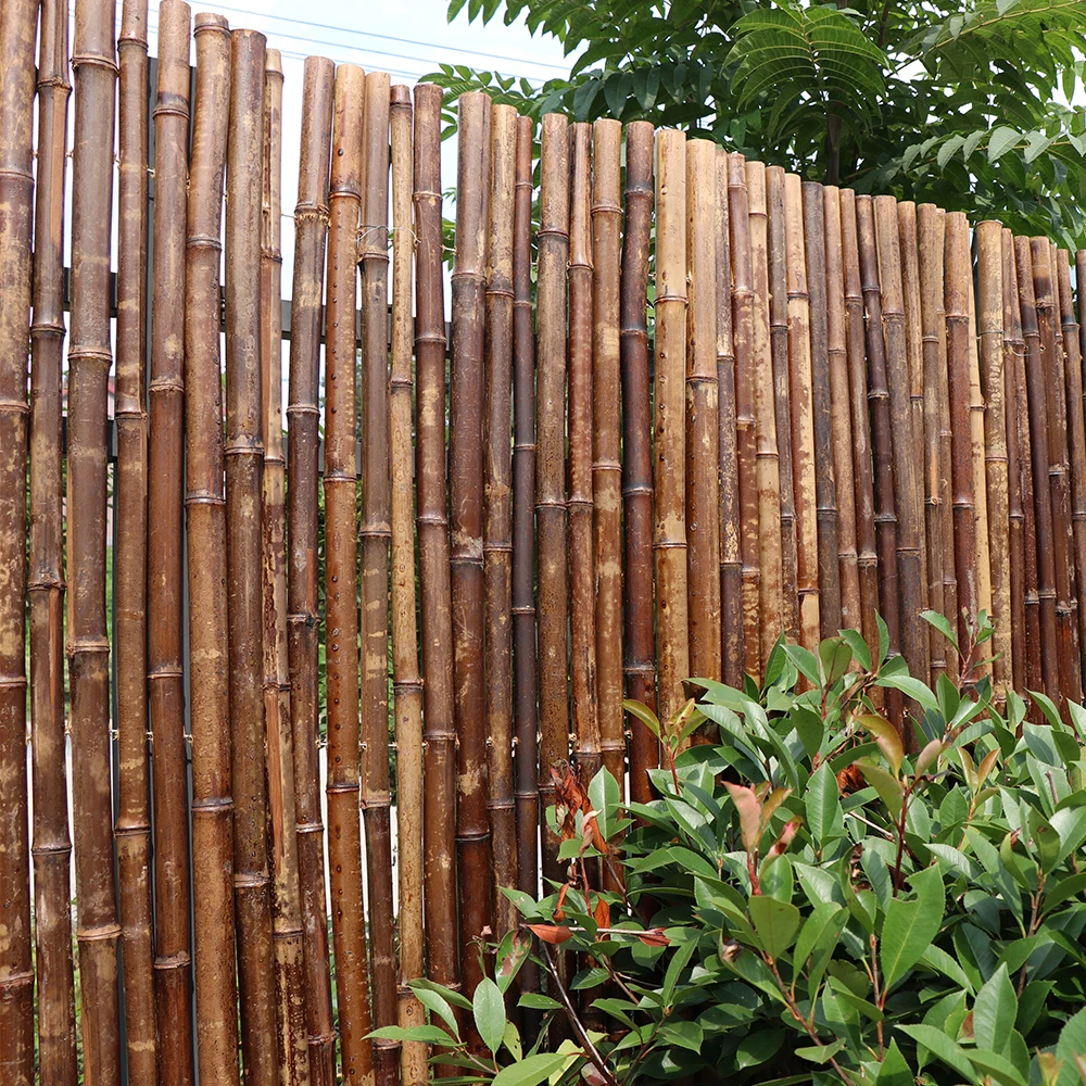 Waterproof eco friendly natural bamboo farm fence party bamboo garden fence pole