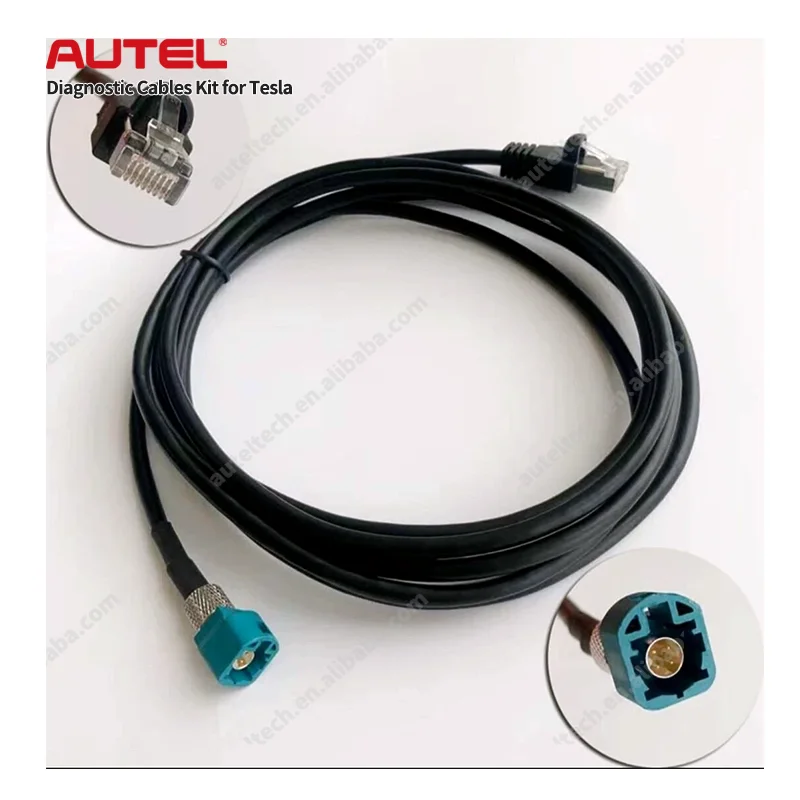 Autel MaxiSYS Ultra EV 909EV LAN CAN Related Systems X861/X863/X437 Diagnostic Cable Kit Fit For Tesla S  Tesla X