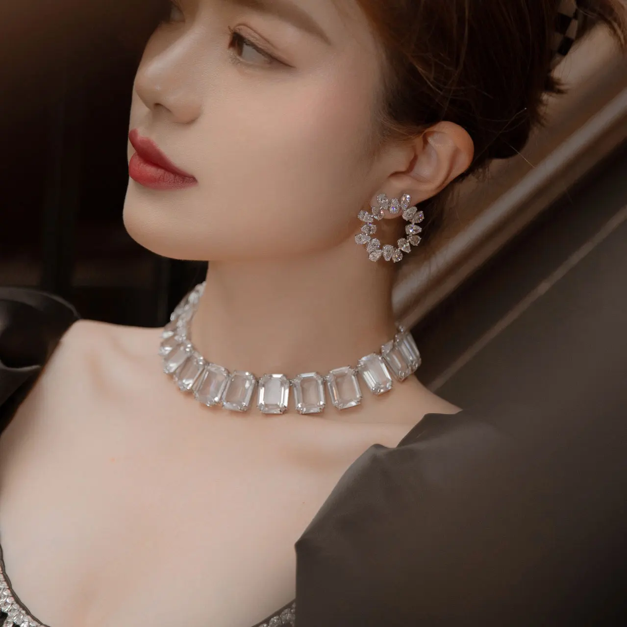 Hot sale necklace miami personalised luxury cuban link chain necklace jewelry little girls for christmas gift