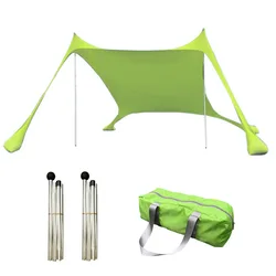 Custom Easy Portable Sun Shelter Canopy Sunshade Tent Beach Shade Beach Camping Outdoor Tents
