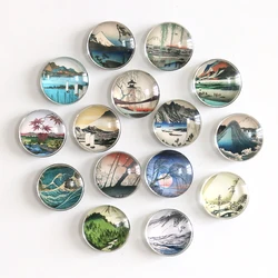 LY New Clear Tree Shape Glass Refrigerator Magnet Sticker Acrylic Die Cut Japanese Tourist Souvenir Magnetic Fridge Magnets