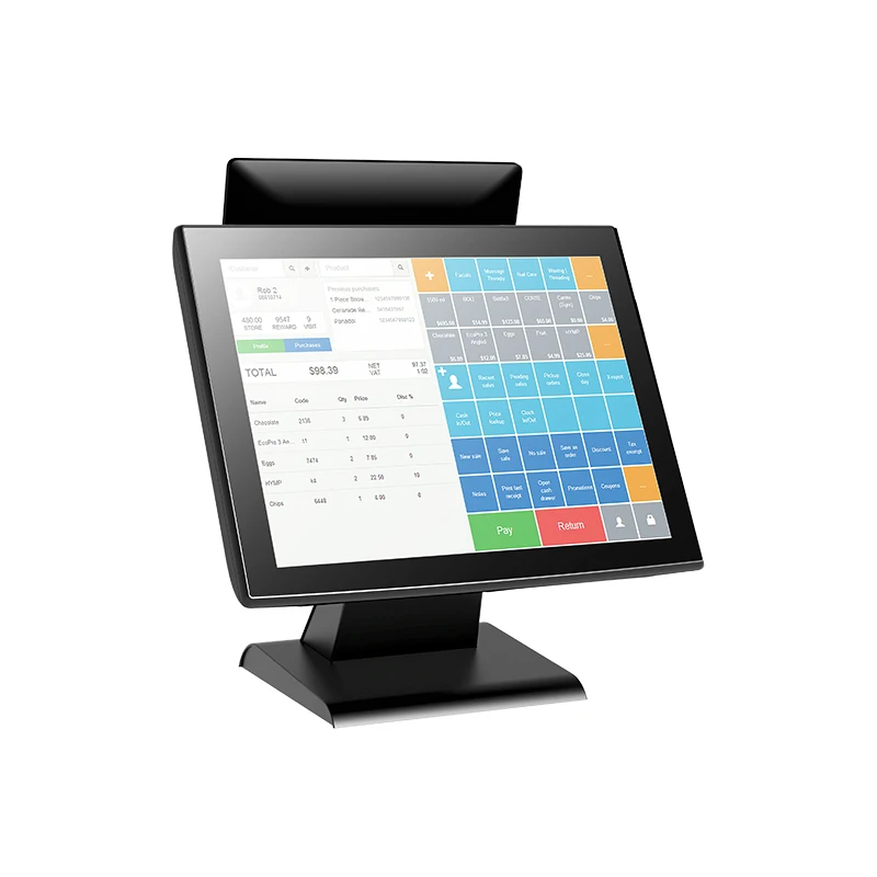 new shop payment touch dual screen pos machine android 15 inch terminal chine case program business Cash register POS