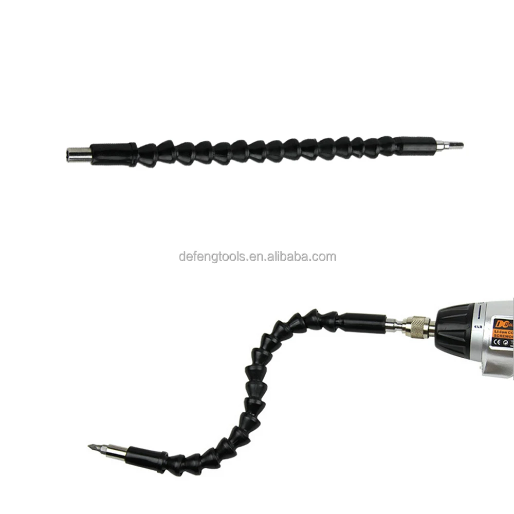 1/4 inch turn screwdriver joint electric drill corner device universal flexible shaft screwdriver connecting extension rod