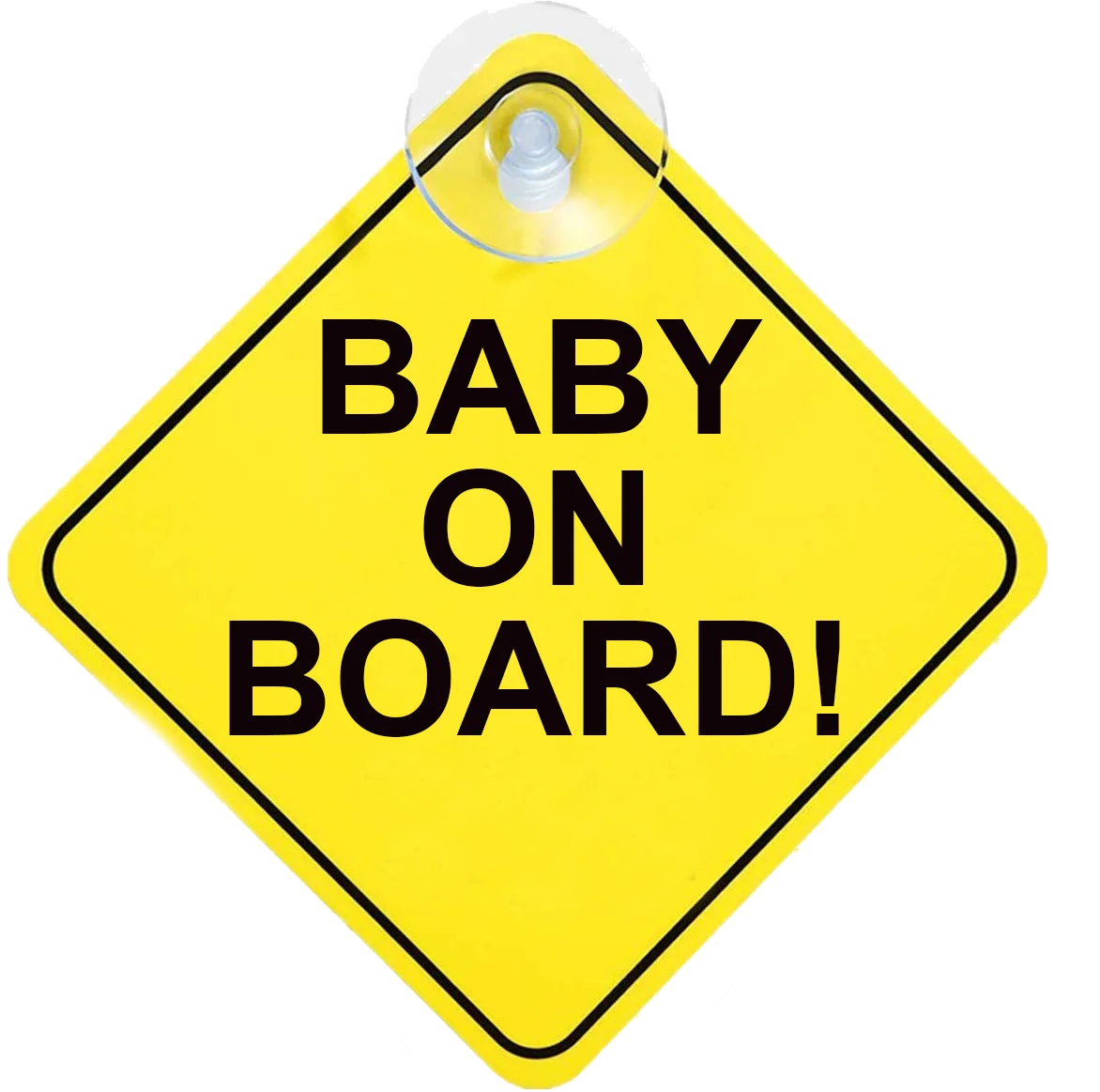 Popular Custom Baby on Board Sign Plastic Car Sign  Product-Baby Supplies
