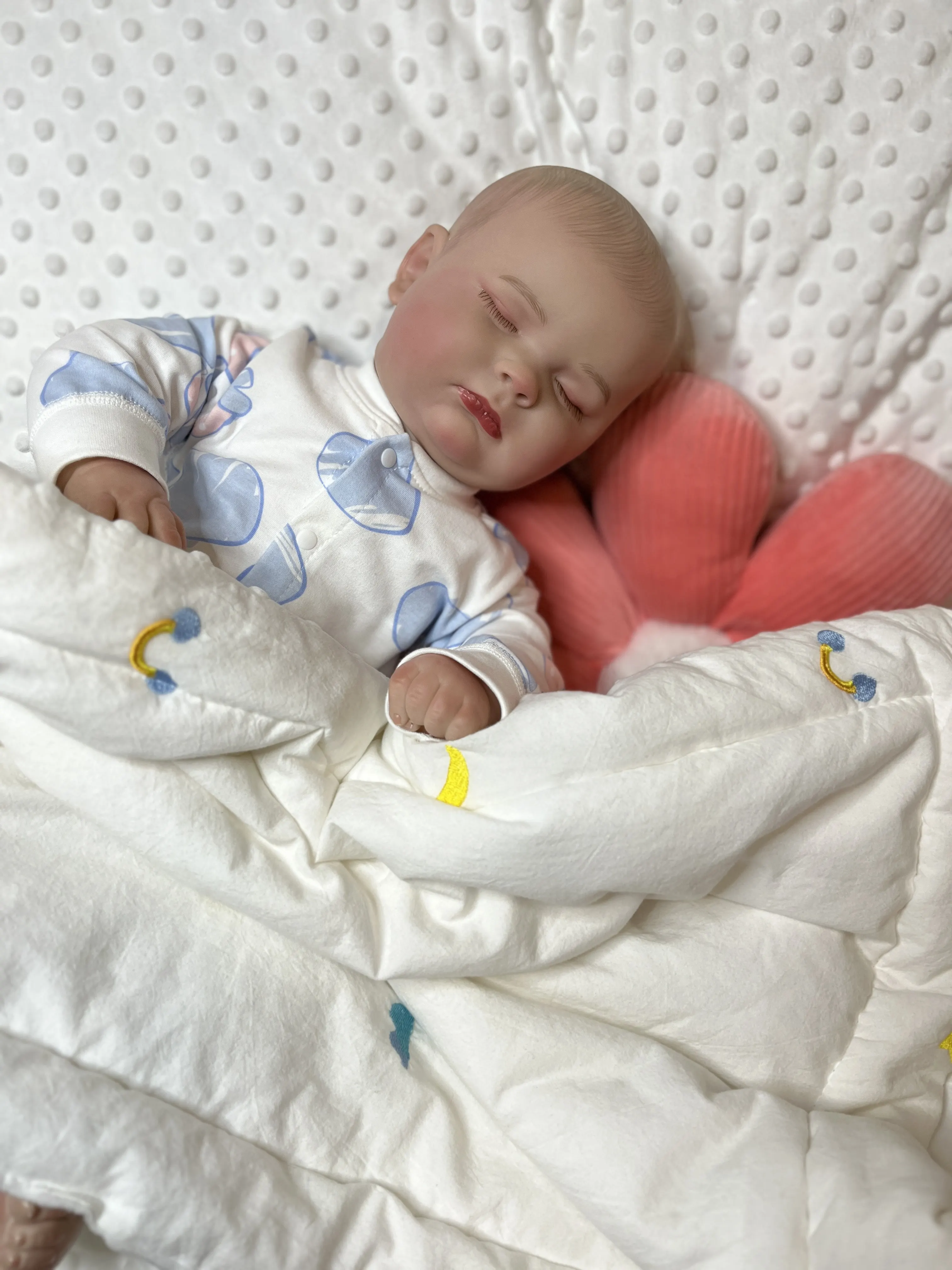 24-Inch Cute Toddler Reborn Baby Doll Joseph Toy Lifelike Paint 60 CM Vinyl Soft Toy Play-friendly Kids Gift Girls Collectible