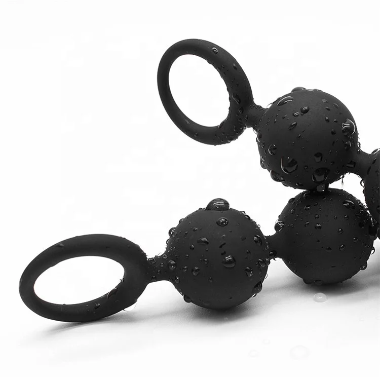 Big Anal Balls For Woman Men Big Butt Plug Silicone Anal Beads with Pull Ring