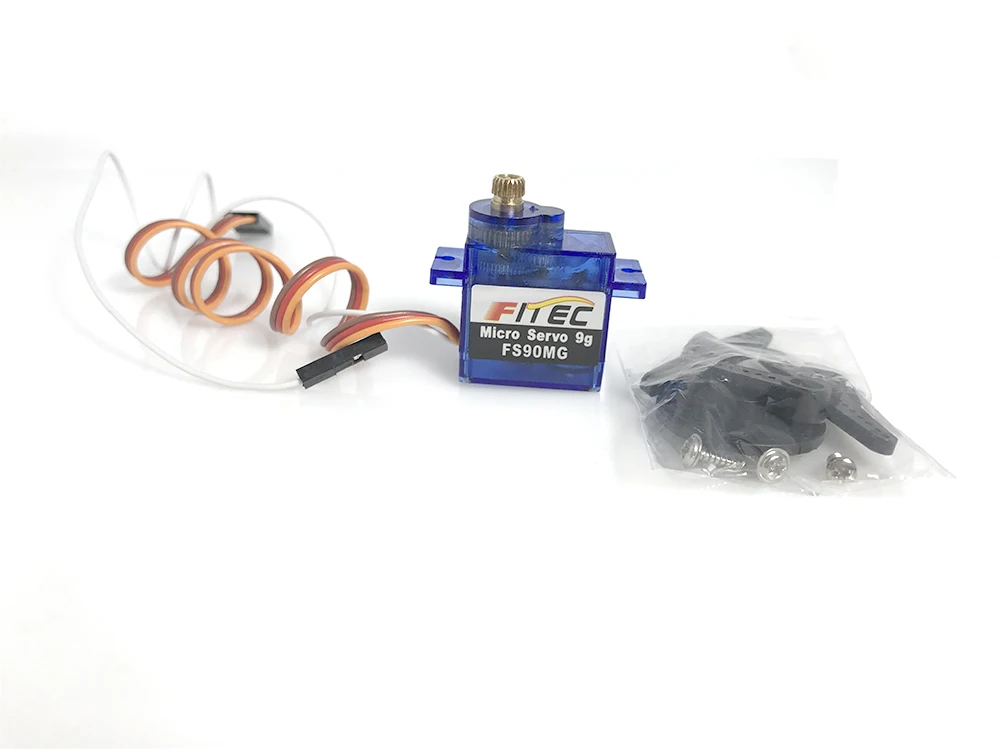 1PCS MG90S Metal Gear RC Micro Servo 13.4g for RC Aircraft Fixed Wing Aircraft RC Helicopter Car Boat Model Toy Control Parts