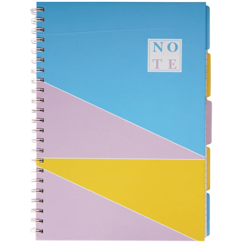 Customizable Cheap Sublimation Bulk Custom Thick A5 Spiral Subject Notebooks