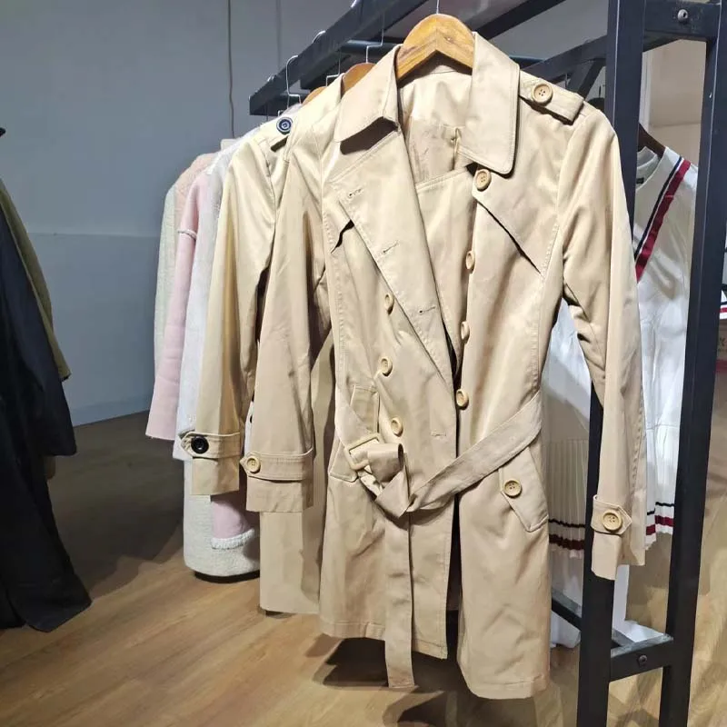 High standard used clothing company second hand winter clothes jacket for woman