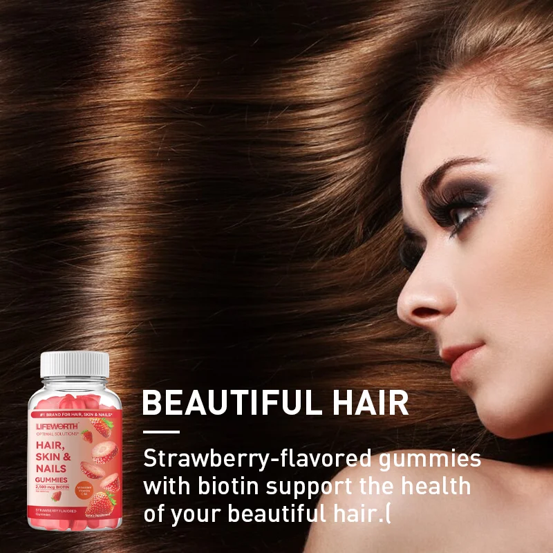 LIFEWORTH Adult Premium Vitamins Heart Health Strawberry Multi Vitamin Gummies for Women Men