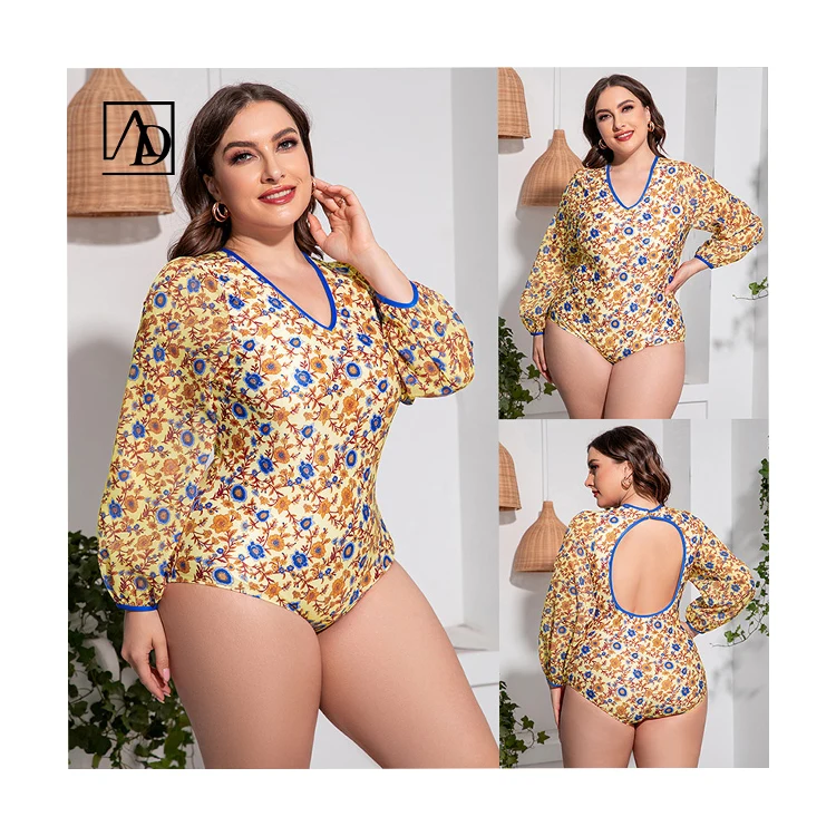 Aide Factory UPF50 + Плюс Размер Купальники модные тонкие цельные сексуальные большие размеры купальники для толстых дам OEM/ODM