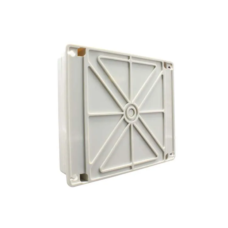 Wall Mounting Signal Indication Control Box Custom Ip65 Outdoor Plastic Abs Hinged Cover Enclosures Distribution Junction Box