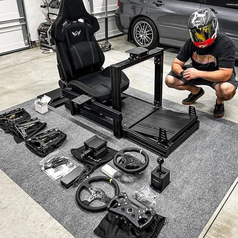 40160 алюминиевая подставка на рулевое колесо гоночный симулятор Sim-Sim Cockpit установка для Fanatec Tummaster MOZA Speed Magic