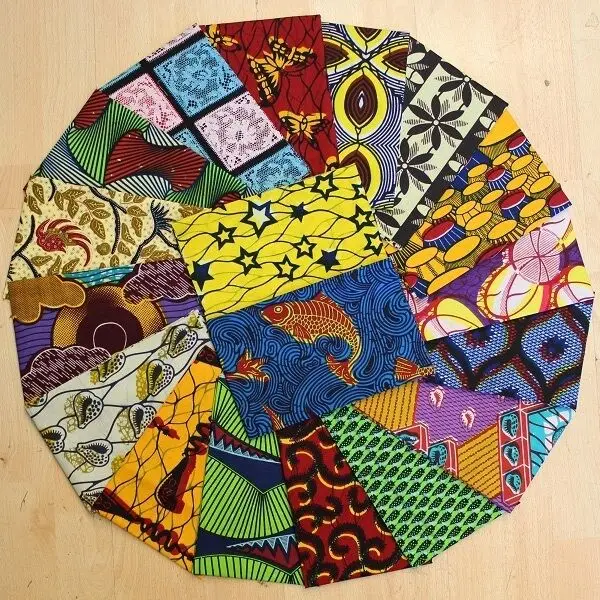 6 Yards African Real Wax Print Fabrics nigerian ankara fabric Polyester Ankara Wax african batik fabric