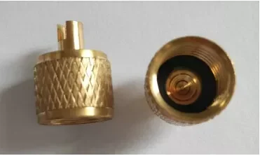 Медный трубчатый клапан 1/4 дюйма/зарядный клапан для кондиционера и холодильника