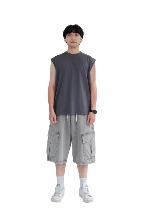 Индивидуальные свободные джинсовые брюки с широкими штанинами до середины талии синие повседневные широкие для продажи