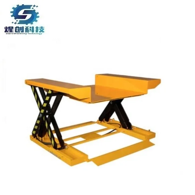 1100-4400lbs Номинальная грузоподъемность низкопрофильный Электрический гидравлический подъемный стол, гидравлическая подъемная платформа на уровне пола