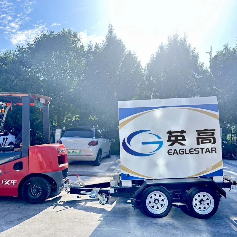 Movable Fuel Station Small Trailer Fuel Container Station Mobile Filling Container Petrol Station