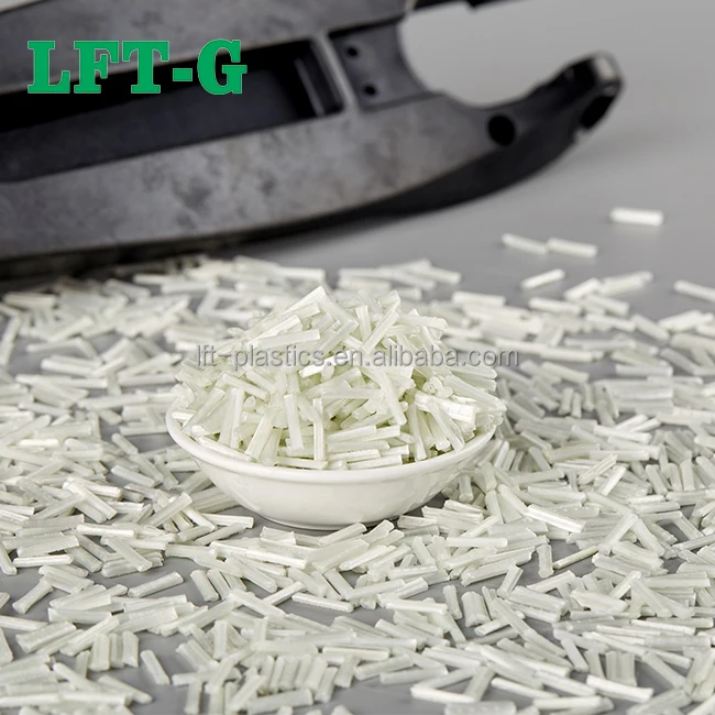 Xiamen LFT-G Thermoplastic PLA Filling Long Glass Fiber 20%-60% Composite Materials Reinforced Plastic 12mm for Industrial Use