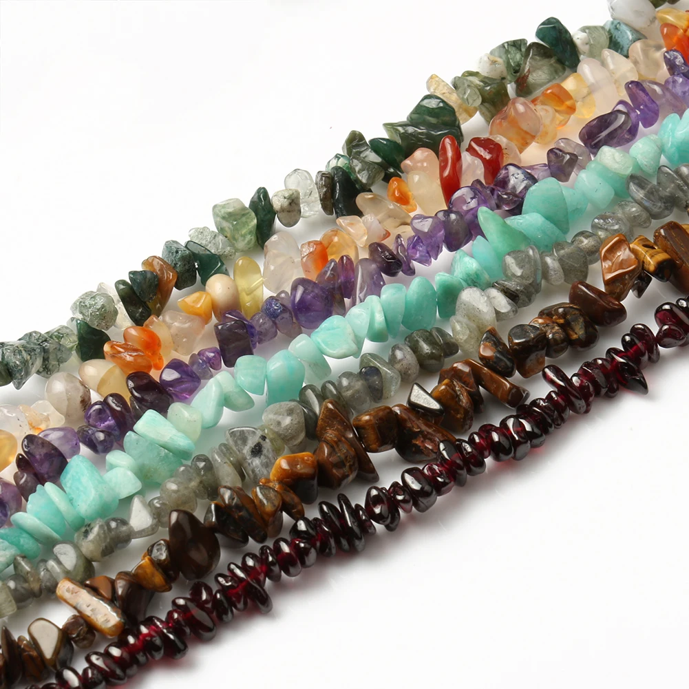 Wholesale 5-8MM Irregular Gravel Stone Loose Spacer Chips Beads For Jewelry DIY Making