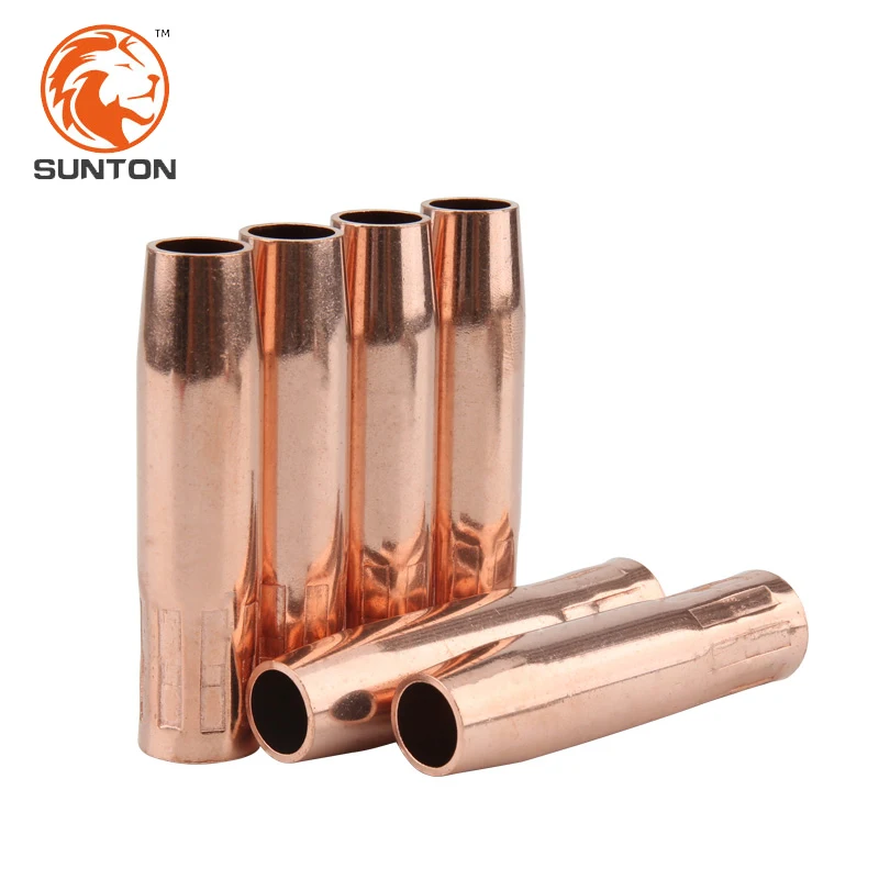 MIG Welding Torch Consumable Accessories Gas Nozzles Pana Type 200A 350A 500A Conical/Cylindrical MIG Welding Nozzle