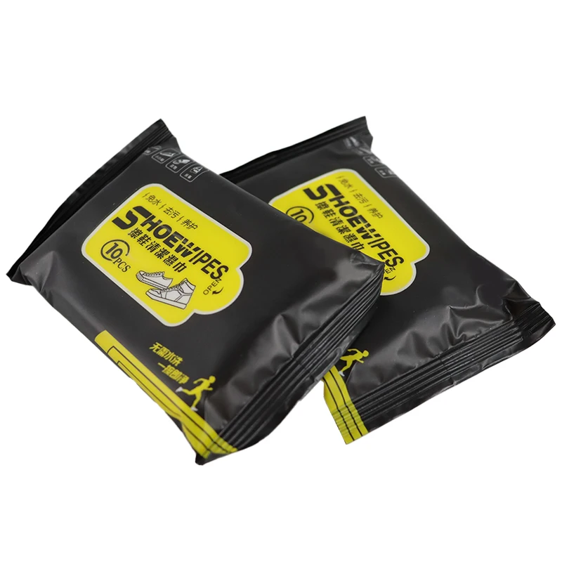Manufacturer customized high quality shoe cleaner wipes sport shoe cleaning wet wipes