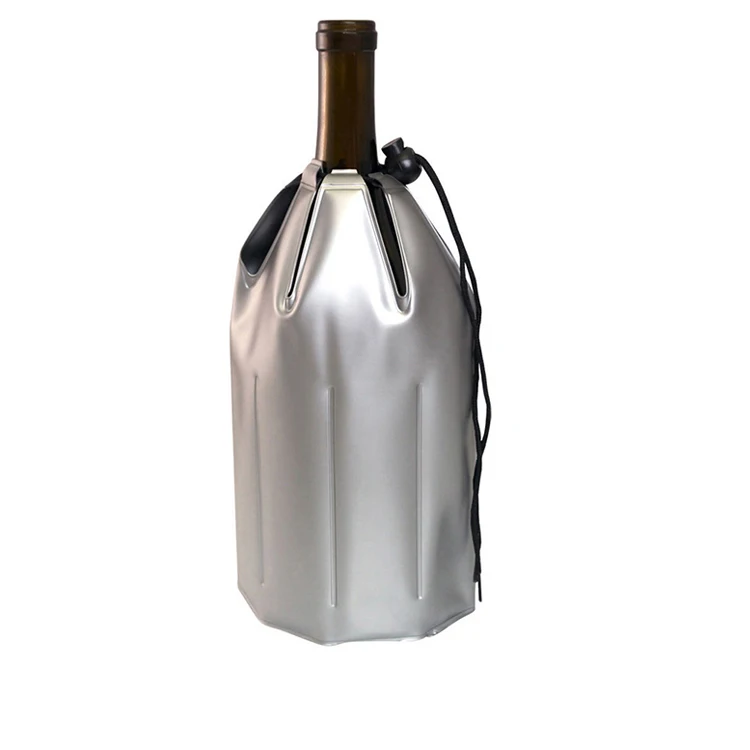 Reusable wine gel cold cooler cooling sleeve refrigerator