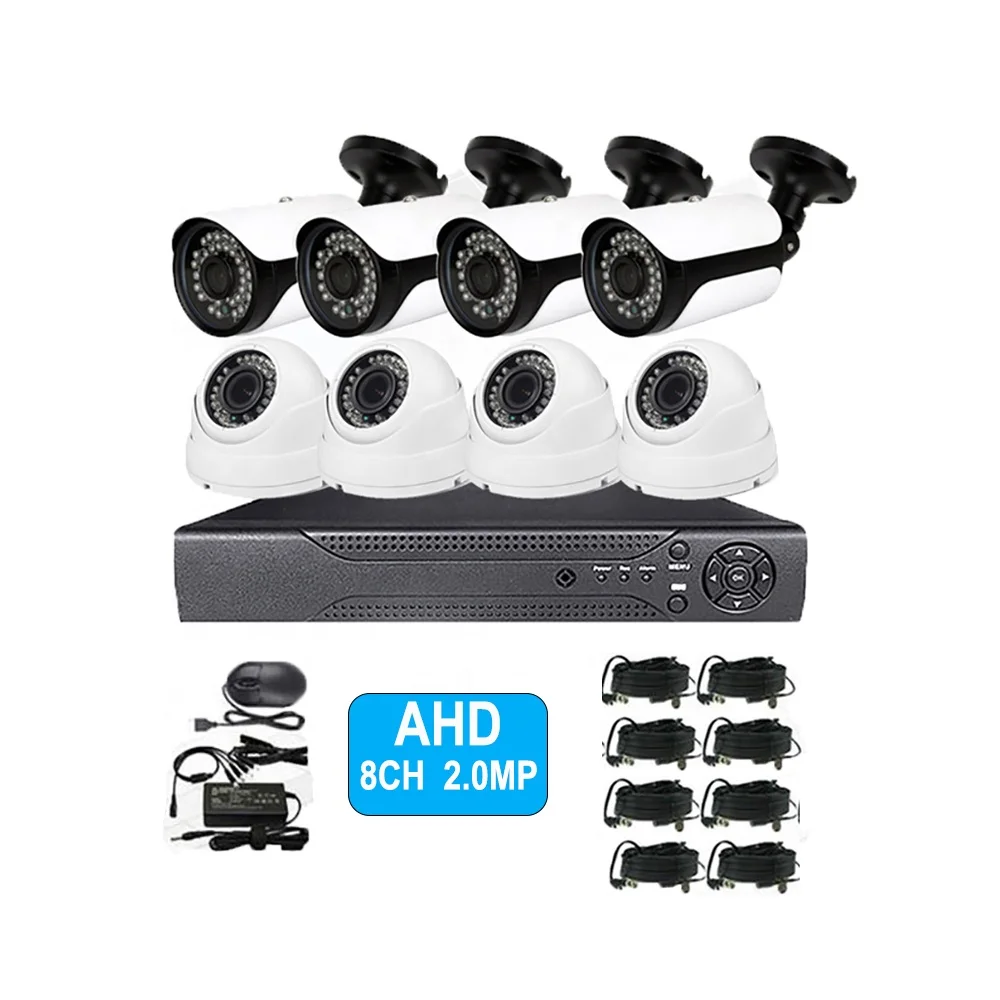 CCTV DVR Kit 8CH 1080P Ahd камера сигнализация Обнаружение движения домашняя система безопасности